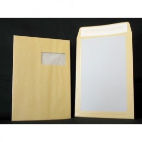 Type C4 - Format 229x324 - Kraft 120g - AVEC FENETRE 100x50