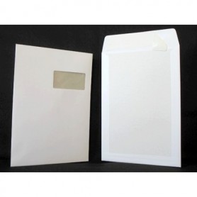 Type C4 - Format 229x324 - Blanc 120g - AVEC FENETRE 100x50