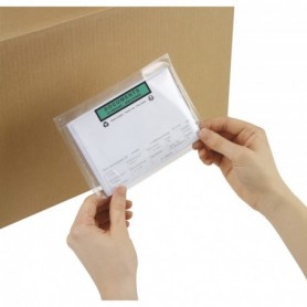 Pochette porte-documents en papier imprimée A5 format A4 PLIÉ EN 2